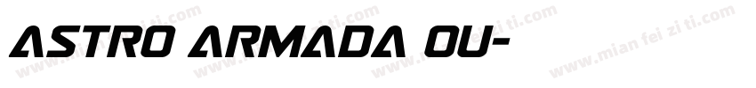 Astro Armada Ou字体转换